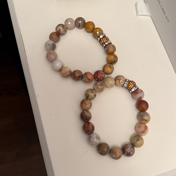 Set of 2 beaded bracelets - Picture 2 of 2